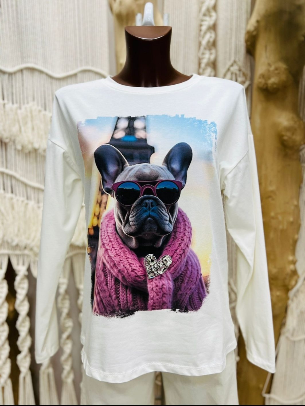 Camiseta Perro Gafas