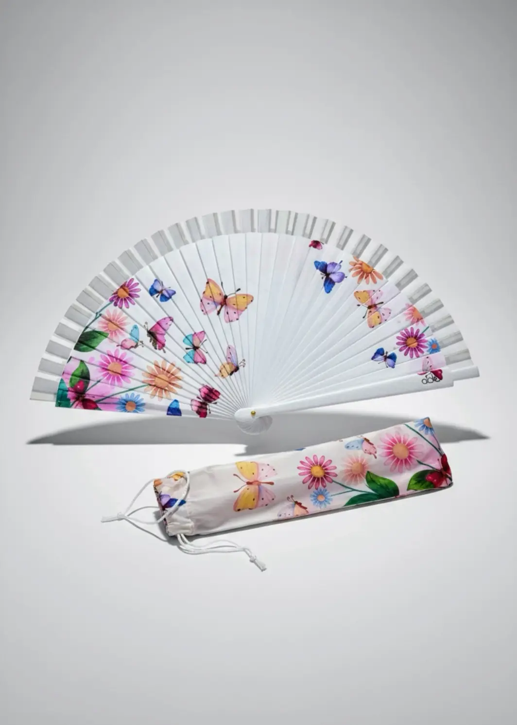 Abanico Mariposas y funda GLöKO