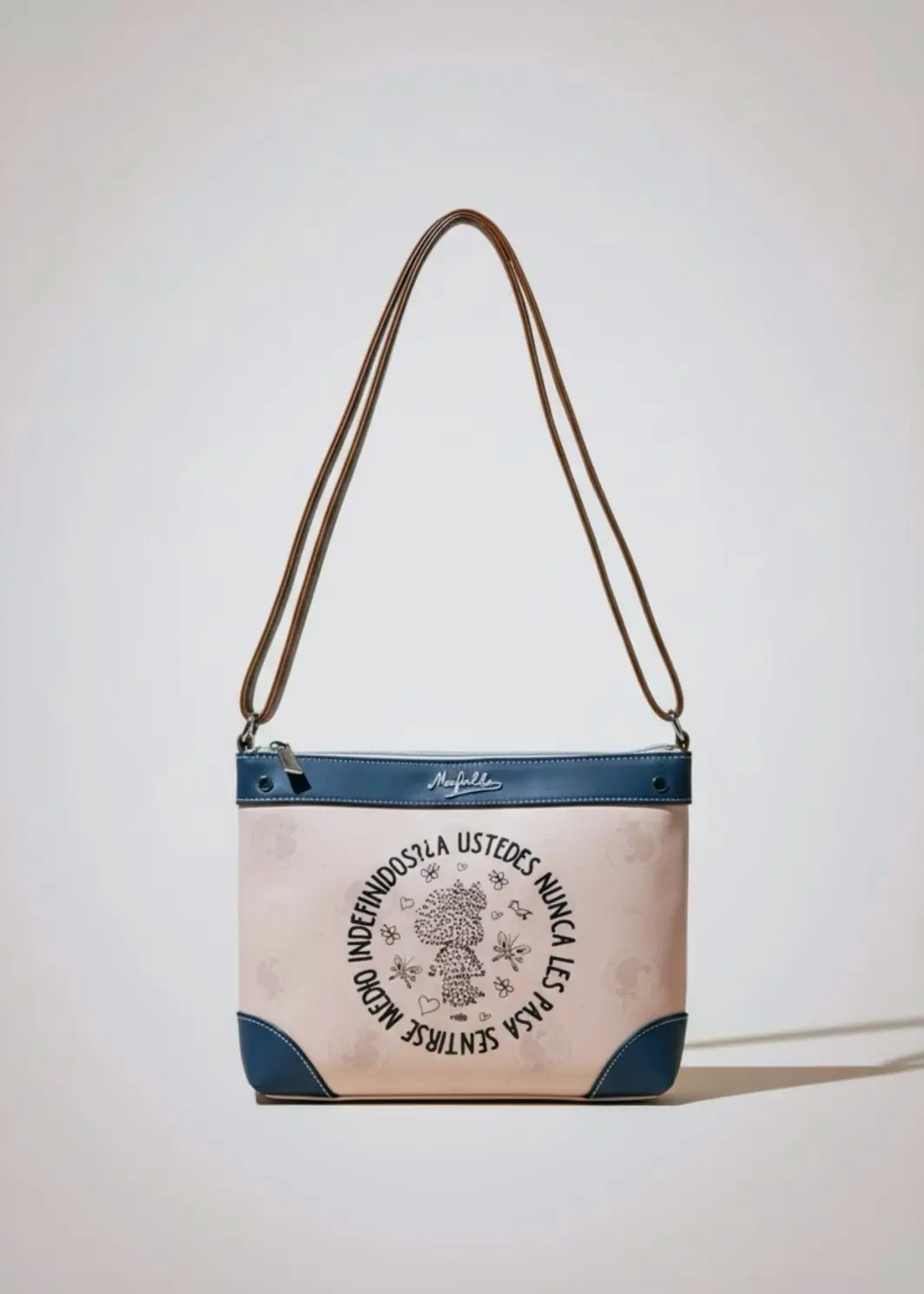 Bolso Bandolera Mafalda “¿A ustedes no les pasa sentirse medio indefinido?”