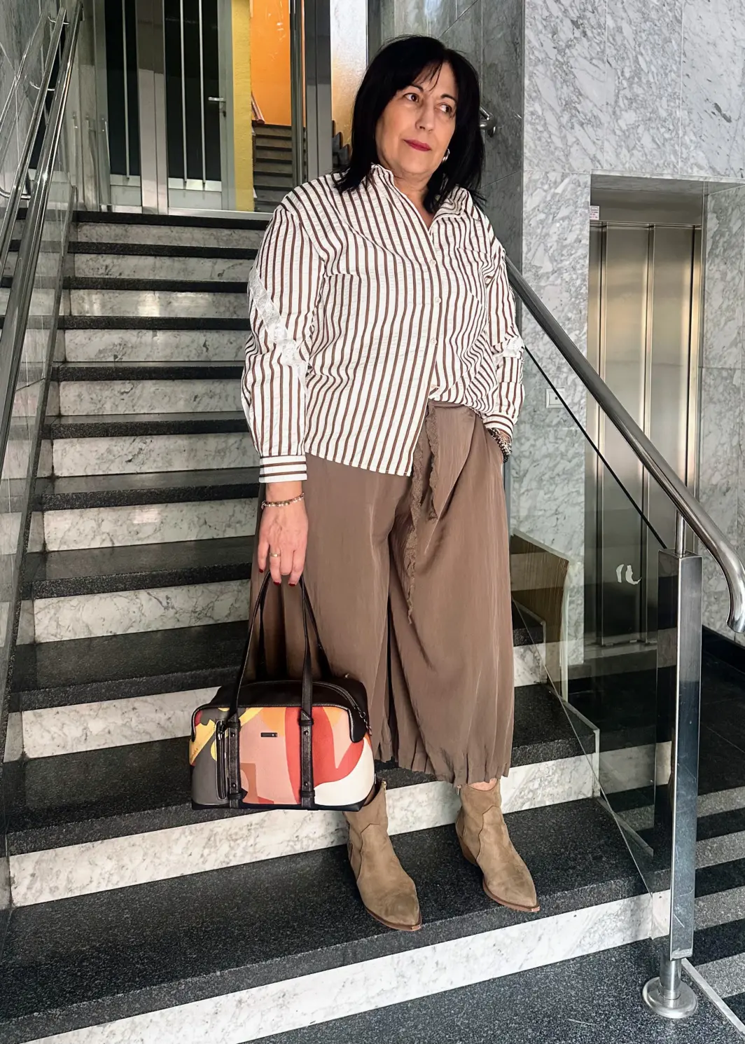 CAMISA DE RAYAS CON PUNTILLAS – Jot