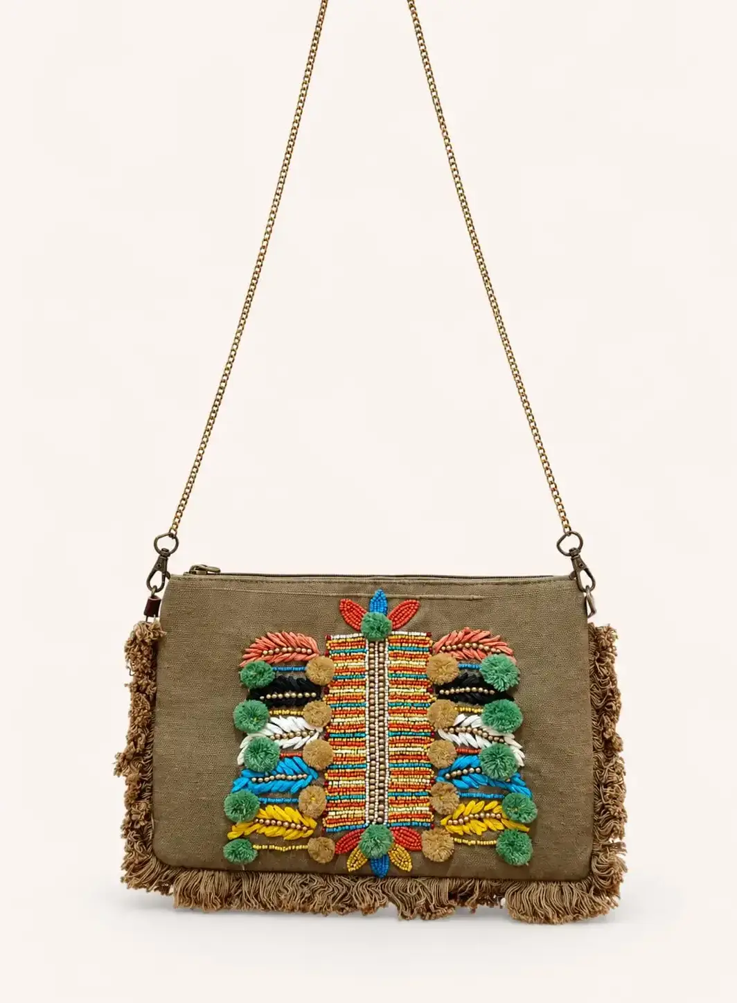 Bolso Multicolor con Cadena Bandolera