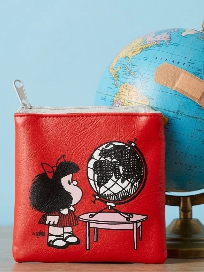 Monedero Mafalda "Importante" - Rojo