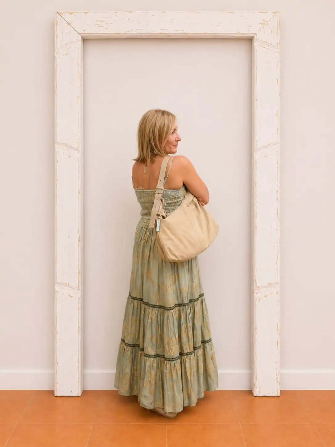 Vestido Largo de Algodón Tantrend - Imagen 2