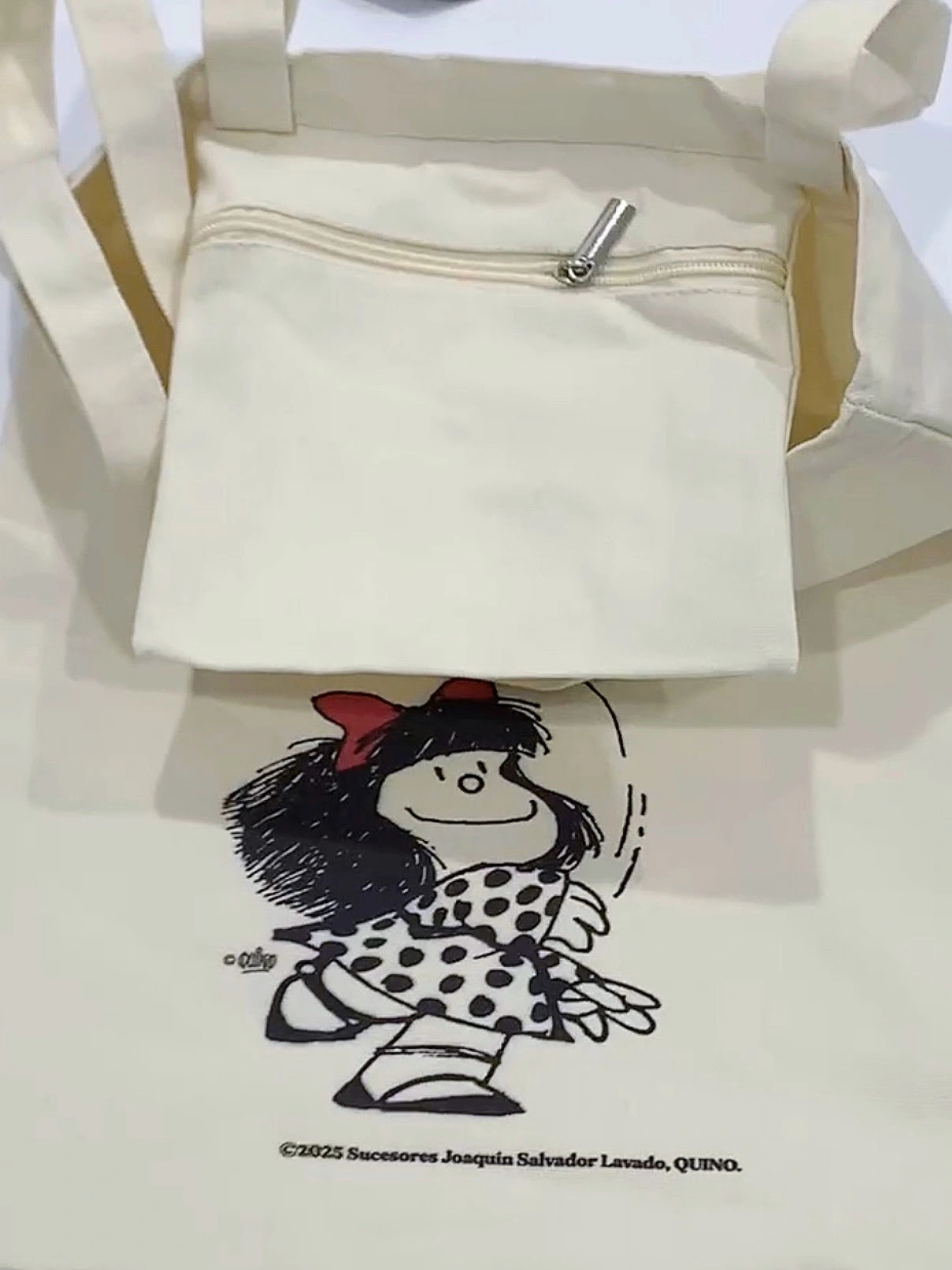 Bolsa de tela Mafalda Avión - Imagen 2