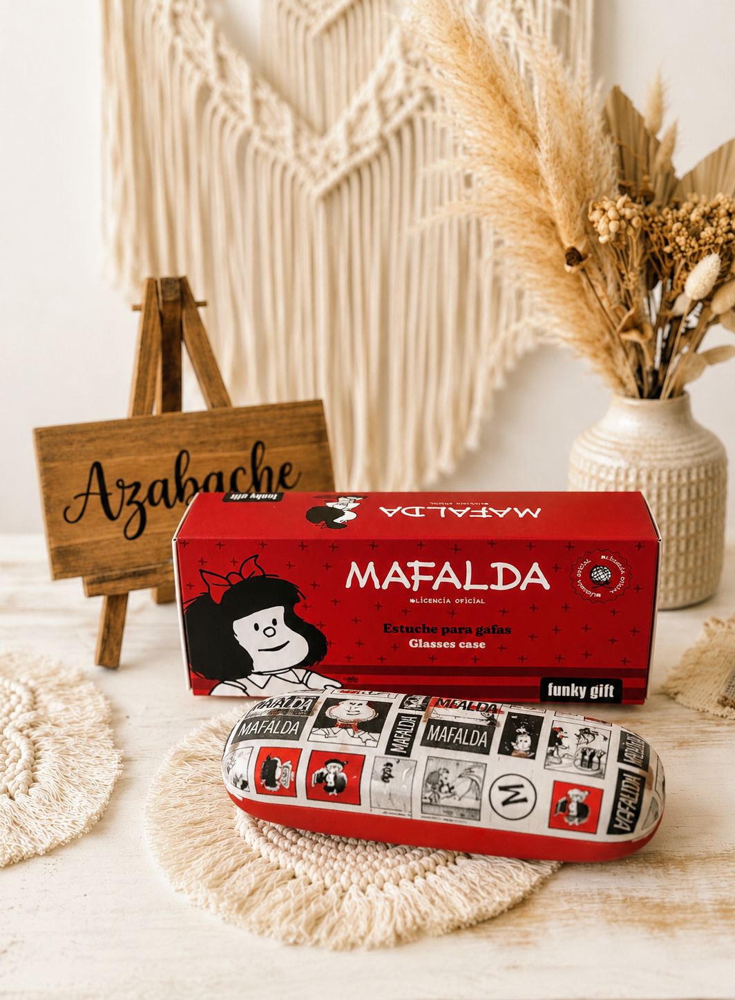 Estuche de Gafas Mafalda Viñetas