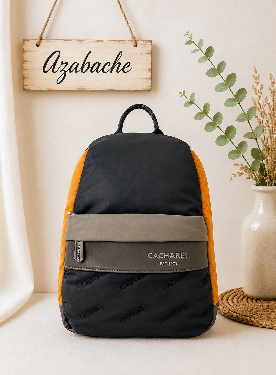 Mochila Cacharel de nylon con cierre antirrobo
