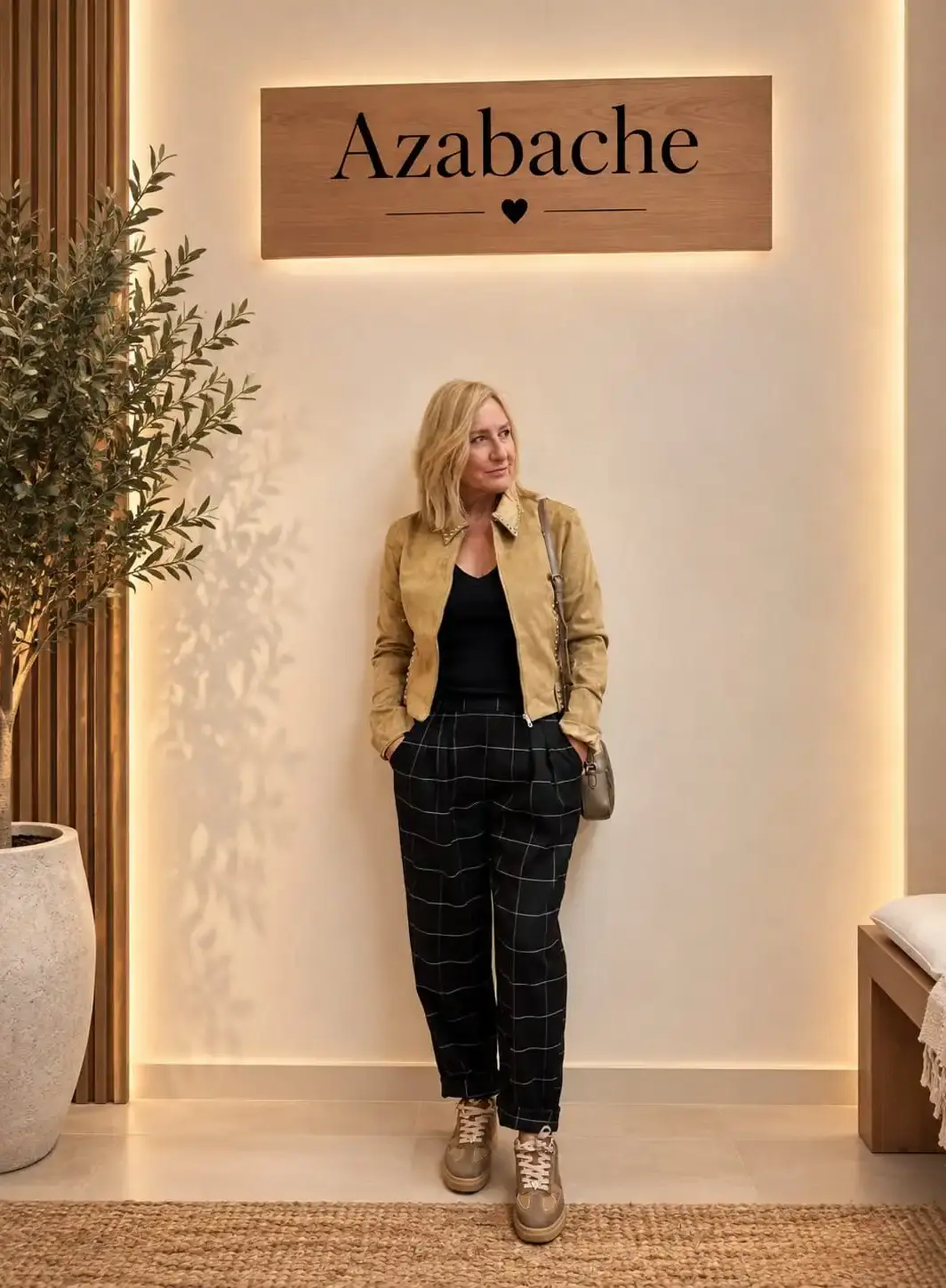 Pantalón de Cuadros con bolsillos