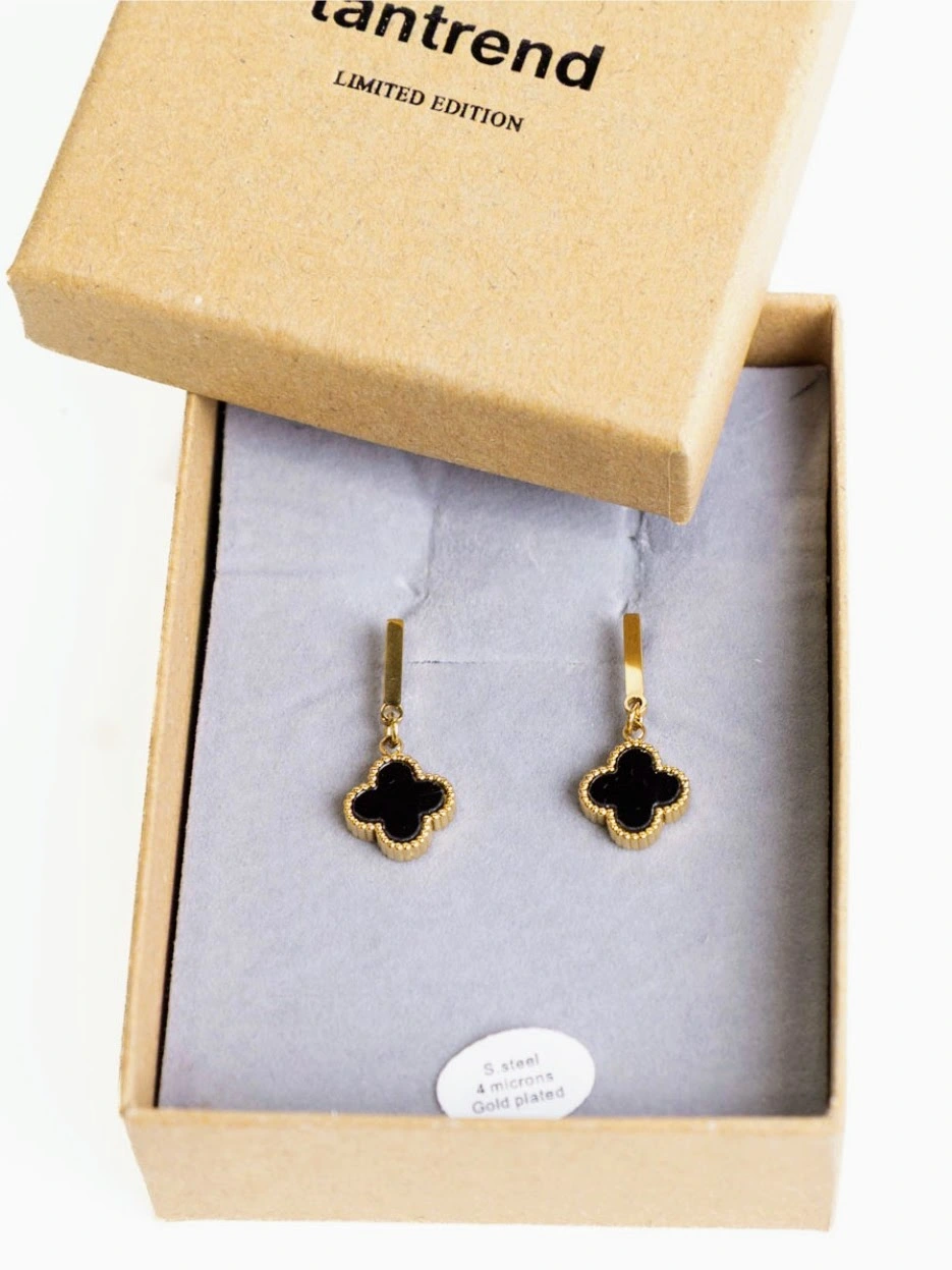 Pendientes Tantrend Flor Negra - Imagen 3