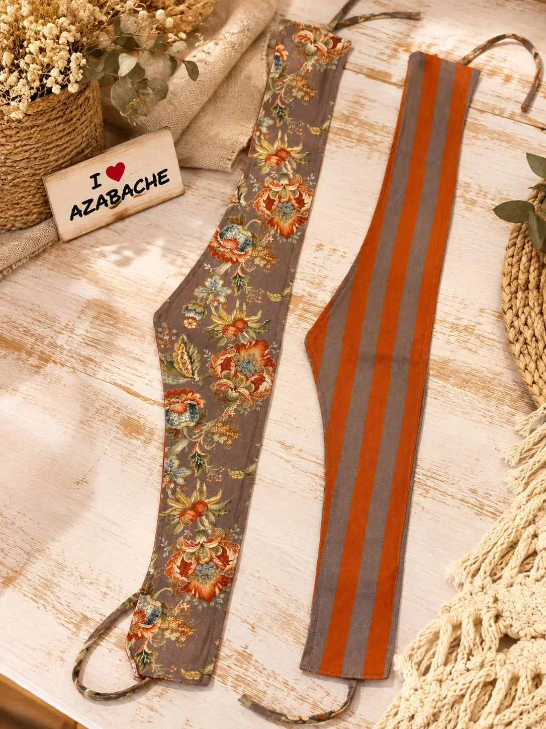 Cinturón Fajín con Estampados Originales Reversible